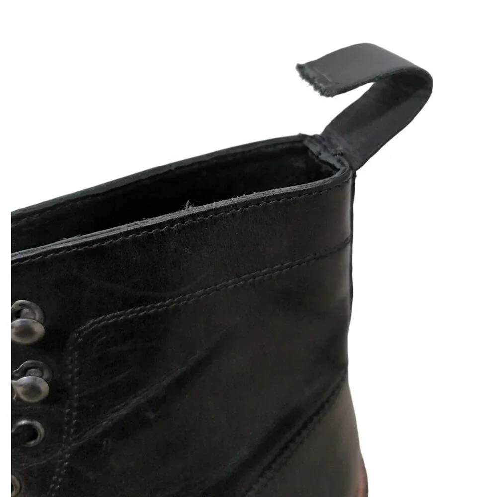 Express‎ Hiker Chukka Boot Mens 9 Black Leather Lace Up City Casual Modern